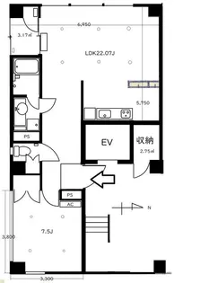 アネックス世田谷【5階】の間取り