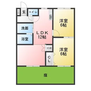 SUNHILLS神ノ倉【1階】の間取り