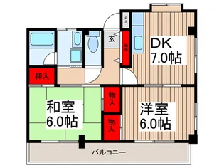 プロスペリテやま【3階】の間取り