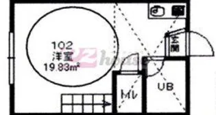 スチューデントハウス6丁目【1階】の間取り