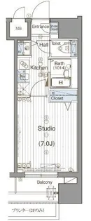 グランドガーラ神田【2階】の間取り