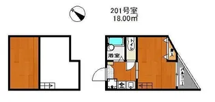 ミワコート博多【2階】の間取り