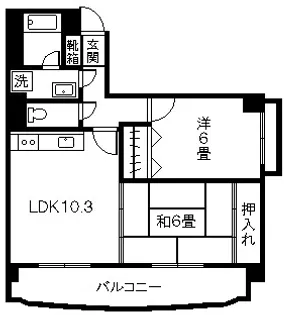 アルテール国料【2階】の間取り