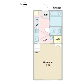 パミールI【2階】の間取り