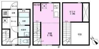 グランセットメゾン新越谷I【1階】の間取り