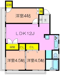 スタイリストコーポラス【2階】の間取り