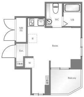 シャンボール白山【4階】の間取り