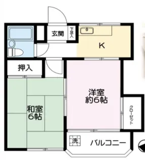 大光ハイツ【2階】の間取り