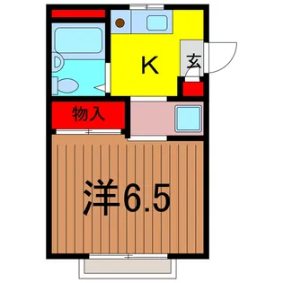 ヤマサホーフ【1階】の間取り