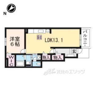 サピーハーモニー富士見1【1階】の間取り