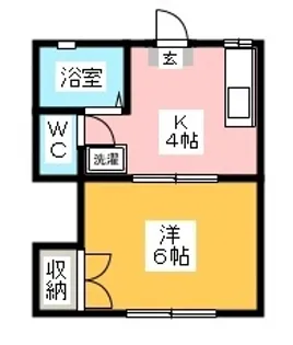 ジュネスK【1階】の間取り