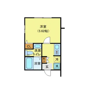 ラッキーダイム鴨居【2階】の間取り