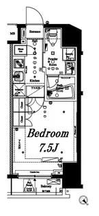 アクサス目白アジールコート【13階】の間取り