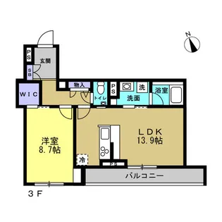 サウザン ド ドリーム ハウス【3階】の間取り