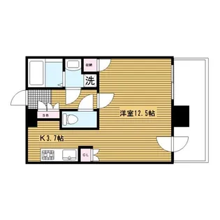 シティタワー新宿【18階】の間取り