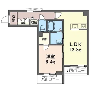 ラヴィルアール【4階】の間取り