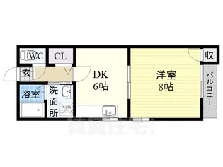 うずしおハイツ星丘【2階】の間取り