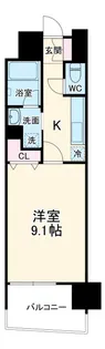 千種アヴァンギャルドプレイス【6階】の間取り
