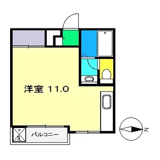 サラーレ新町【2階】の間取り