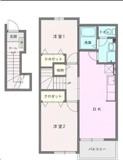エトワールI【2階】の間取り