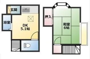 メゾン三浦【1階】の間取り