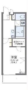 レオパレスライジングサン【2階】の間取り