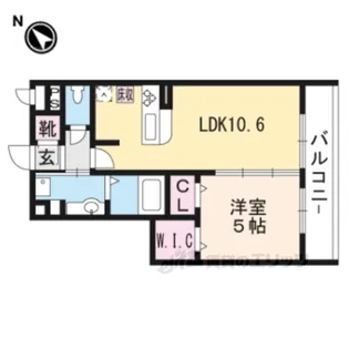 セジュールニューパークヒル【1階】の間取り