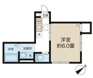 サンタフェ北新宿【1階】の間取り