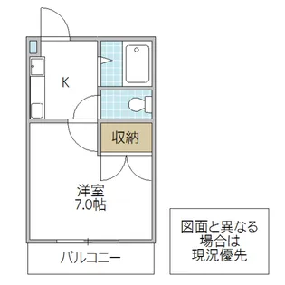 チェリーガーデン牛久【2階】の間取り