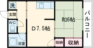 メゾンすずき【1階】の間取り
