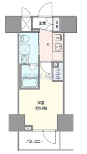 ステージグランデ相模原【1階】の間取り