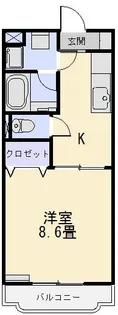 グランデII【1階】の間取り