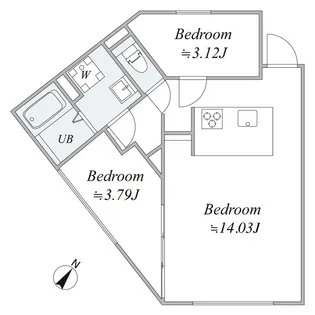 trias118【4階】の間取り