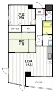 コンフォート宮城野【8階】の間取り