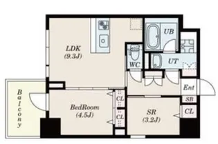 S-RESIDENCE福島diverse【15階】の間取り