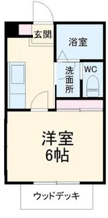 グリューネスハウス【1階】の間取り