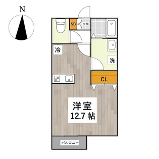 Arce IX【1階】の間取り