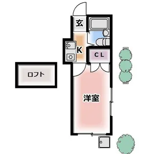 エクセラン元山【1階】の間取り