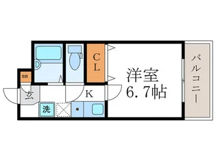 マンションプルミエ-ル【3階】の間取り