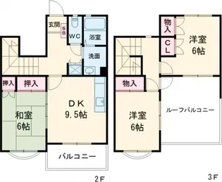 アグロス2号棟の間取り