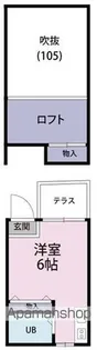 クロノス三鷹【1階】の間取り