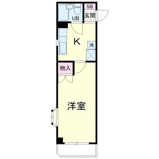 ハイツスバル【2階】の間取り