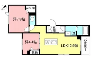 CRECER【3階】の間取り