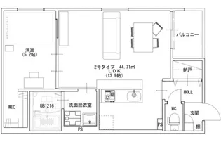 レガリストH.S.【1階】の間取り
