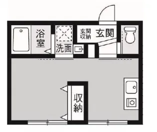ステイザハウスりんくう【1階】の間取り