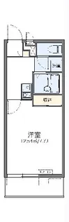 レオパレスkeyakiya【3階】の間取り