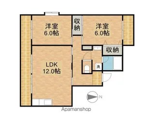 ロイヤル・ハイツI【2階】の間取り