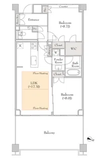 ダッシュリビング青山 Dash Living Aoyama【7階】の間取り