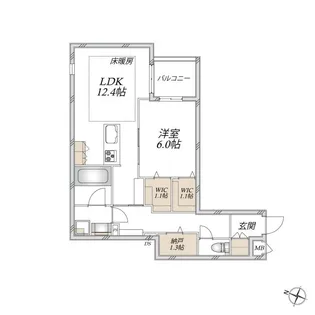 SUNMALL V【3階】の間取り