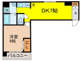 ラ・ハレマリエ【1階】の間取り
